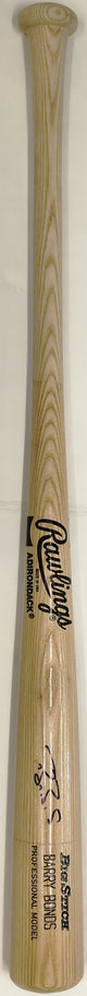 Barry Bonds Autographed Rawlings Baseball Bat San Francisco Giants Beckett BAS QR #BX67606
