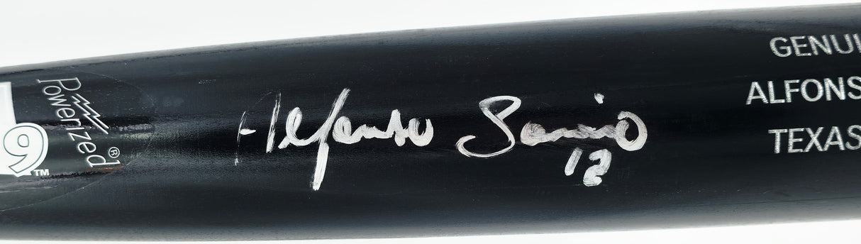 Alfonso Soriano Autographed Game Issued Louisville Slugger M356 Baseball Bat Texas Rangers Beckett BAS QR #BX67608