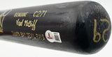 Fred McGriff Autographed Game Used Uncracked Louisville Slugger C271 Baseball Bat Tampa Bay Rays Beckett BAS QR #BX67571