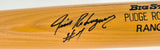 Ivan Rodriguez Autographed Game Issued Rawlings 433B Baseball Bat Texas Rangers Beckett BAS QR #BX67577