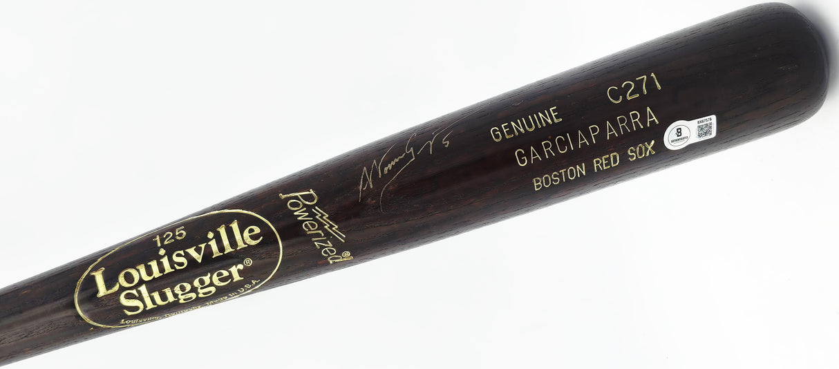 Nomar Garciaparra Autographed Game Issued Louisville Slugger C271 Baseball Bat Boston Red Sox Beckett BAS QR #BX67576