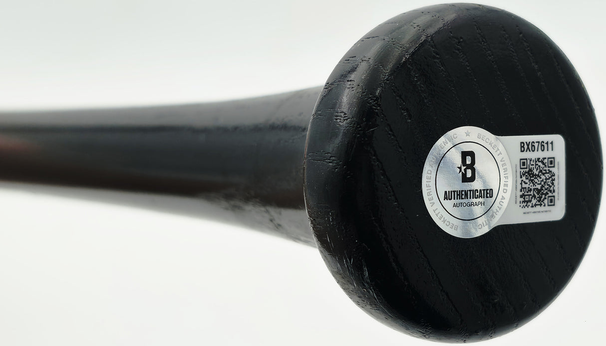 Juan Gonzalez Autographed Game Issued Mizuno Baseball Bat Texas Rangers Beckett BAS QR #BX67611