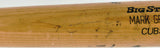 Mark Grace Autographed Game Used Uncracked Rawlings 256B Baseball Bat Chicago Cubs Beckett BAS QR #BX67578