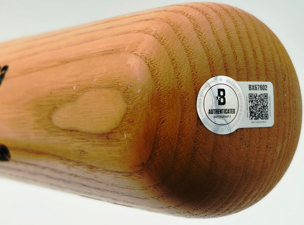 Alan Trammell Autographed Game Issued Louisville Slugger D143 Baseball Bat Detroit Tigers Beckett BAS QR #BX67602