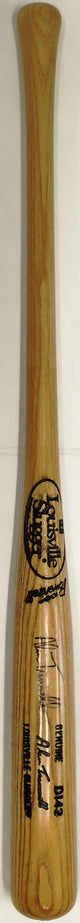 Alan Trammell Autographed Game Issued Louisville Slugger D143 Baseball Bat Detroit Tigers Beckett BAS QR #BX67602