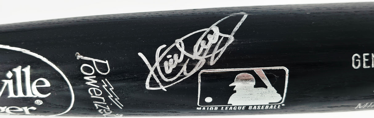 Kirby Puckett Autographed Black Louisville Slugger Game Model Baseball Bat Minnesota Twins JSA #BA00160