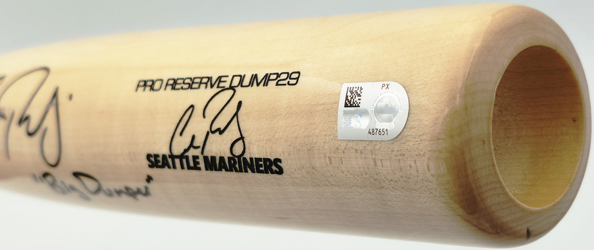 Cal Raleigh Autographed Blonde Victus Torpedo Player Model Baseball Bat Seattle Mariners "Big Dumper" (Smudged) MLB Holo #PX487651