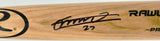 Vladimir Guerrero Jr. Autographed Blonde Rawlings Pro Baseball Bat Toronto Blue Jays Beckett BAS QR #BB61879