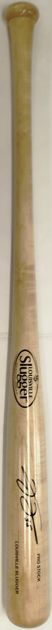 Frank Thomas Autographed Blonde Louisville Slugger Pro Stock Baseball Bat Chicago White Sox MCS Holo #102039