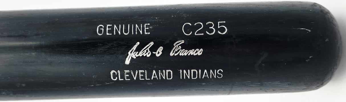 Unsigned Julio Franco Black Luisville Slugger C235 Game Used Baseball Bat SKU #267237