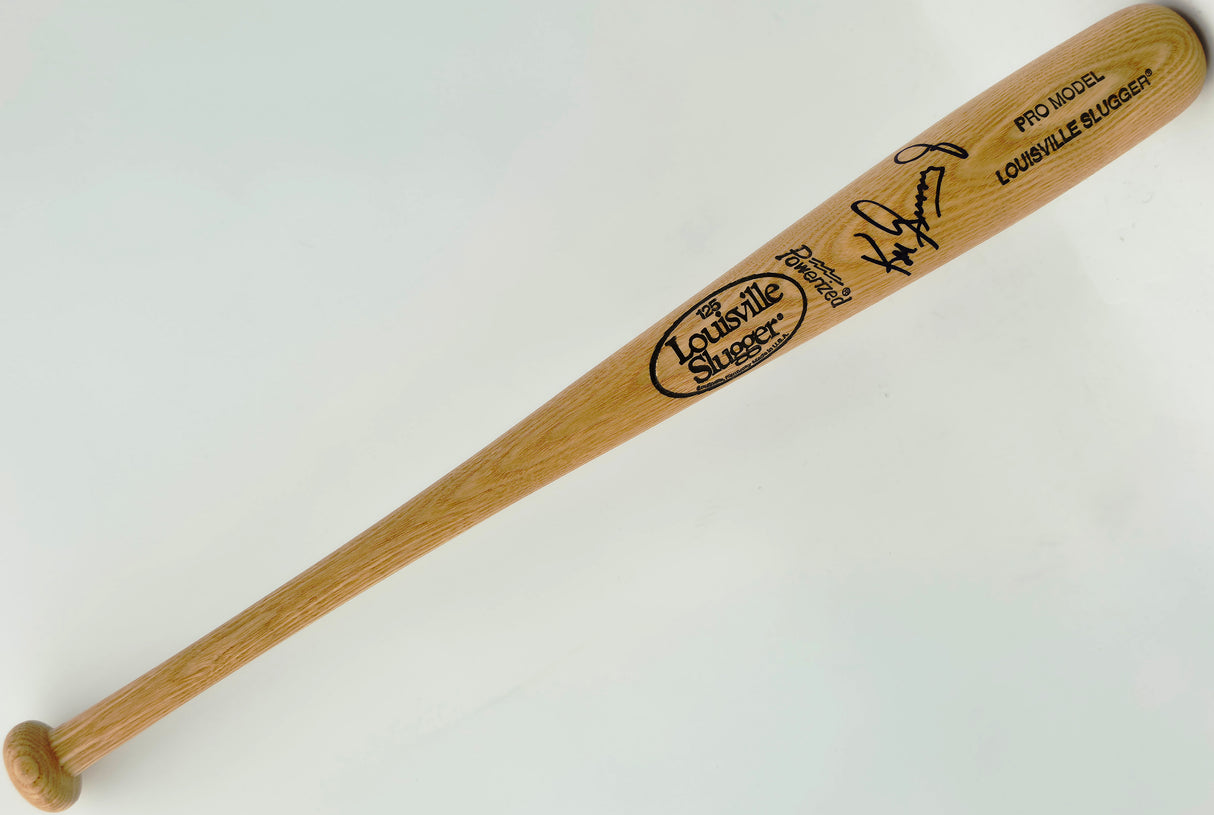 Ken Griffey Jr. Autographed Blonde 17" Louisville Slugger Pro Model Mini Baseball Bat Seattle Mariners Vintage Signature Beckett BAS QR #BS30334