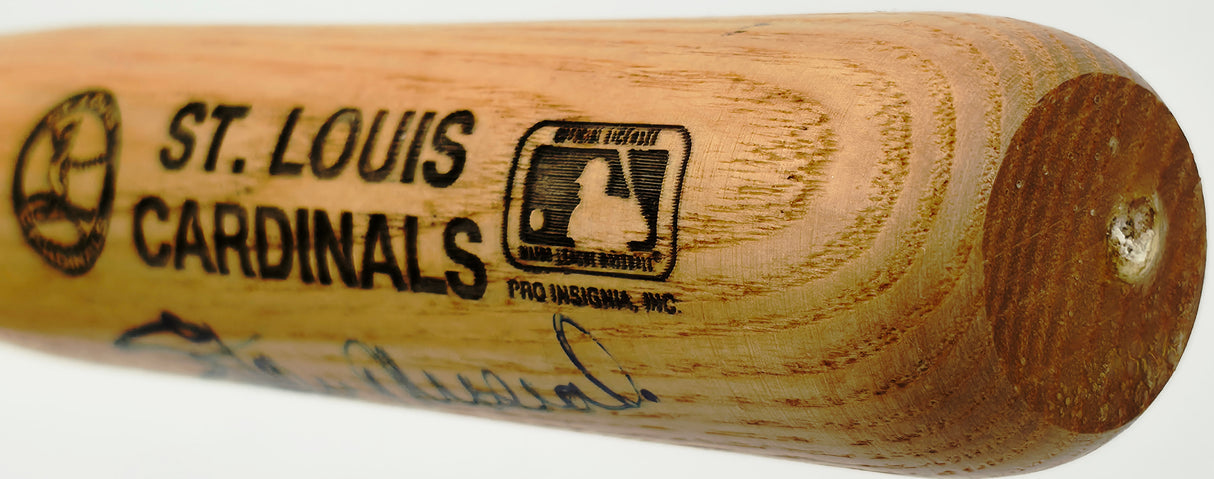 Stan Musial Autographed Blonde 18" MLB Mini Baseball Bat St. Louis Cardinals Beckett BAS QR #BS30333