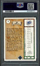 Ken Griffey Jr. Autographed 1989 Upper Deck Rookie Card #1 Seattle Mariners PSA 5 Auto Grade Gem Mint 10 PSA/DNA #161449177