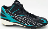 Ichiro Suzuki Autographed 2001 Rookie Game Issued Seattle Mariners Black & Teal Asics Cleats IS Holo SKU #267254