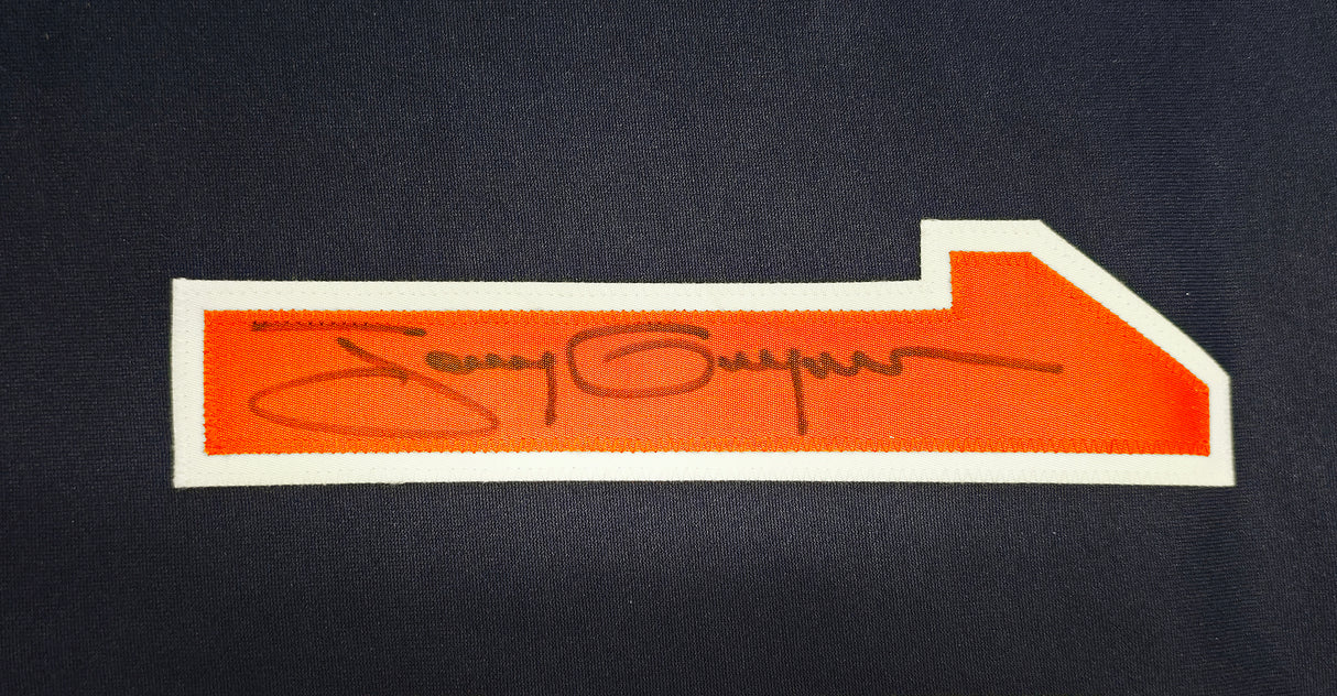 San Diego Padres Tony Gwynn Autographed Blue Russell 30th Anniversary Patch Jersey Size 52 JSA #YY37400