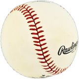 Del Crandall Autographed Official NL Baseball Milwaukee Braves Beckett BAS QR #BX67621