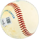 Allie Reynolds Autographed Official AL Baseball New York Yankees Beckett BAS QR #BX67623
