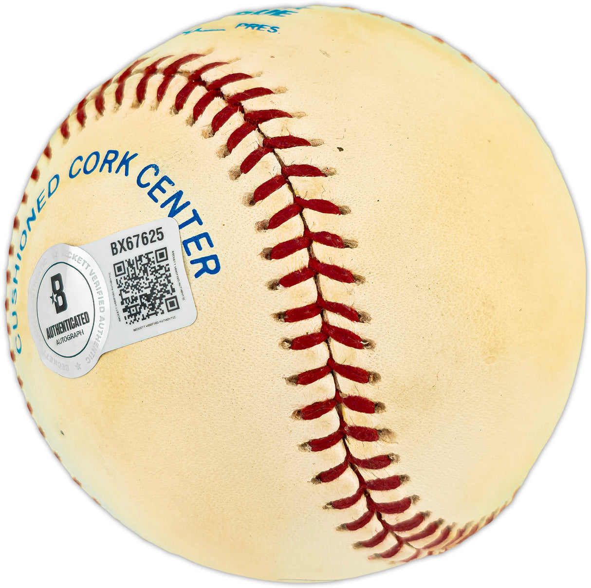 Ken Griffey Jr. Autographed Official AL Baseball Seattle Mariners Beckett BAS QR #BX67625