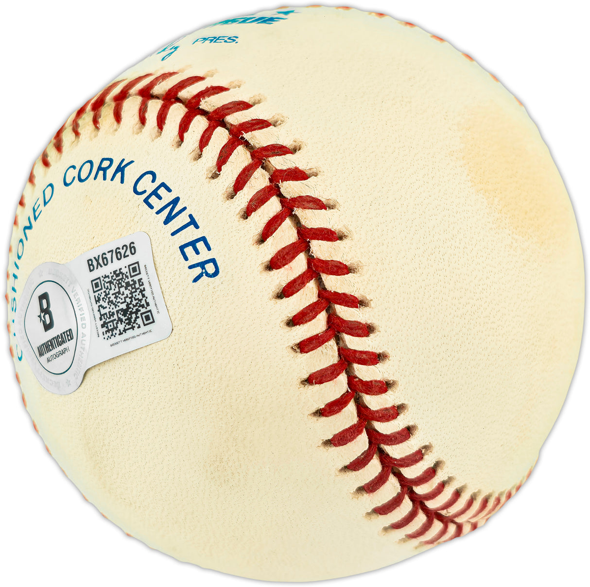 Ken Griffey Jr. Autographed Official AL Baseball Seattle Mariners Beckett BAS QR #BX67626