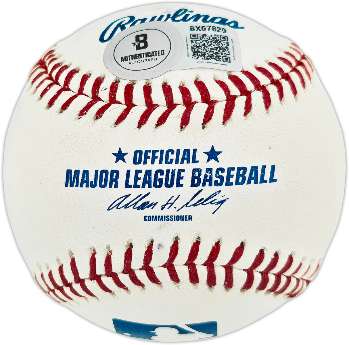Rod Carew Autographed Official MLB Baseball Minnesota Twins, Los Angeles Angels Beckett BAS QR #BX67629