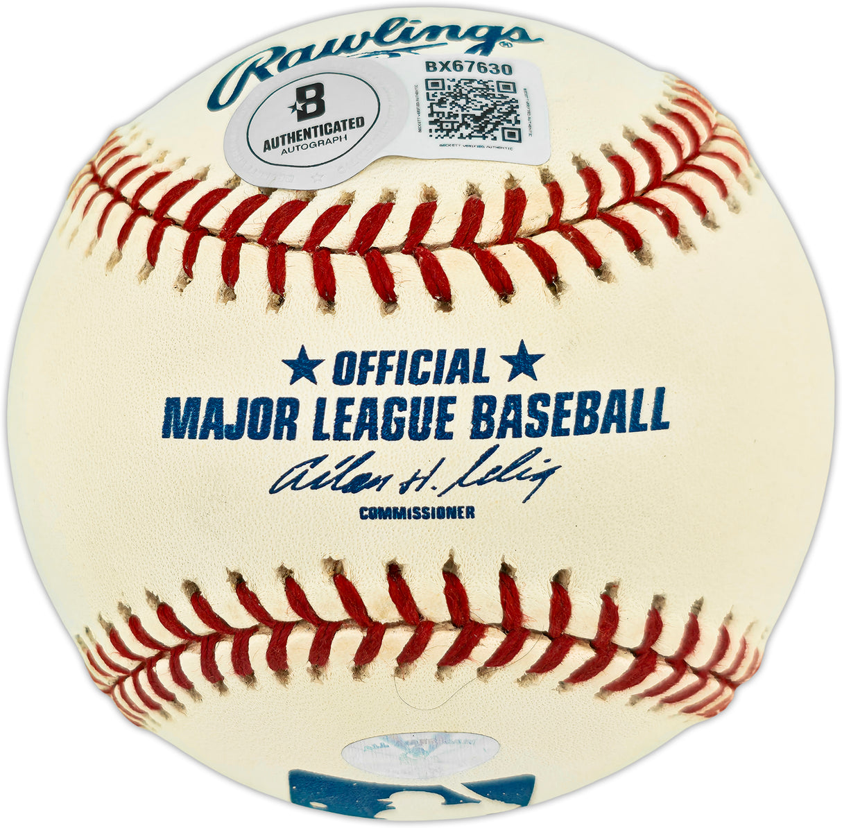 Joe Morgan Autographed Official 2001 Father's Day Logo MLB Baseball Cincinnati Reds Beckett BAS QR #BX67630