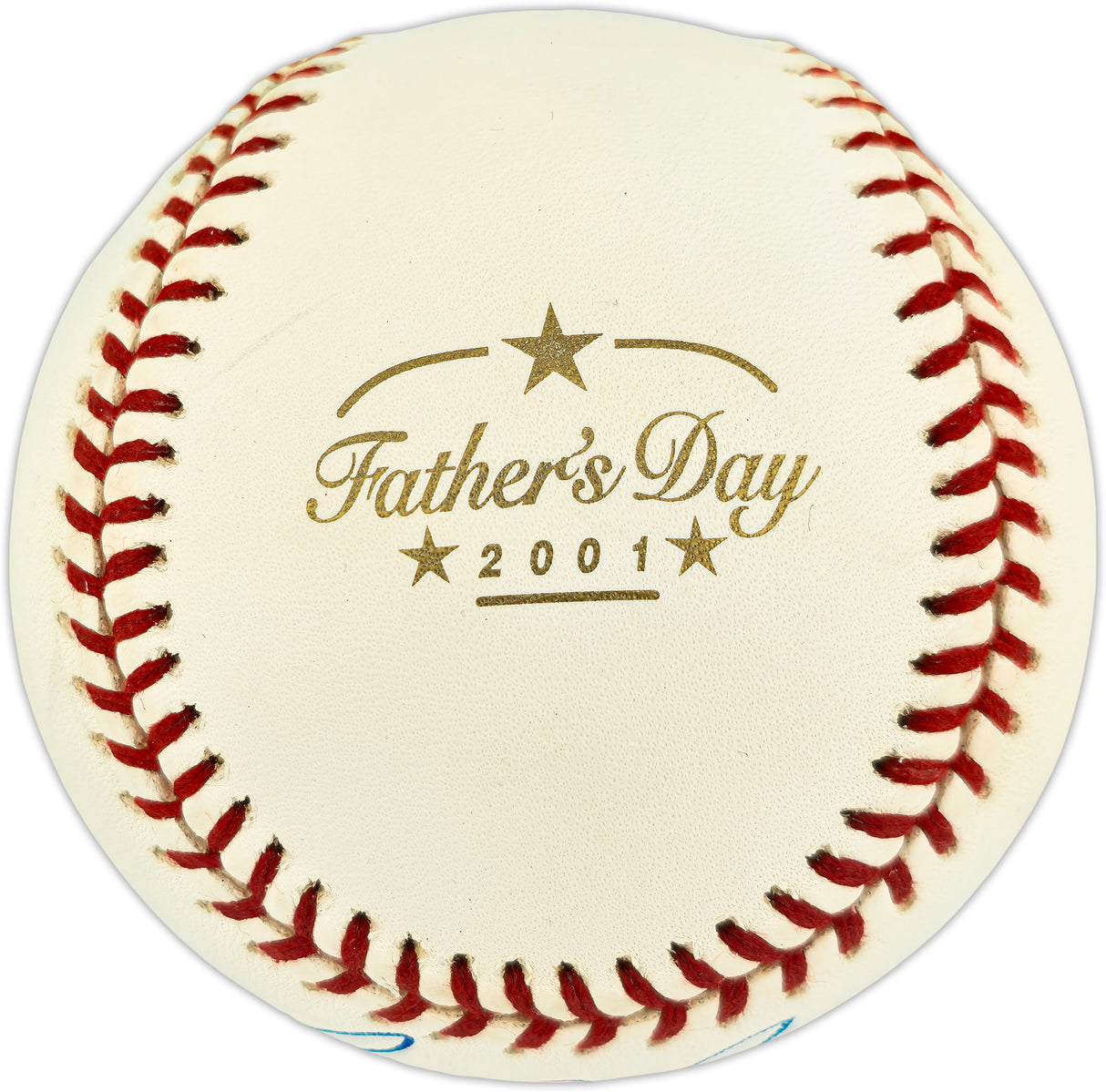 Joe Morgan Autographed Official 2001 Father's Day Logo MLB Baseball Cincinnati Reds Beckett BAS QR #BX67630