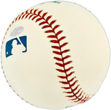 Joe Morgan Autographed Official 2001 Father's Day Logo MLB Baseball Cincinnati Reds Beckett BAS QR #BX67630