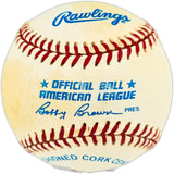 Ken Griffey Jr. Autographed Official AL Baseball Seattle Mariners Beckett BAS QR #BX67634
