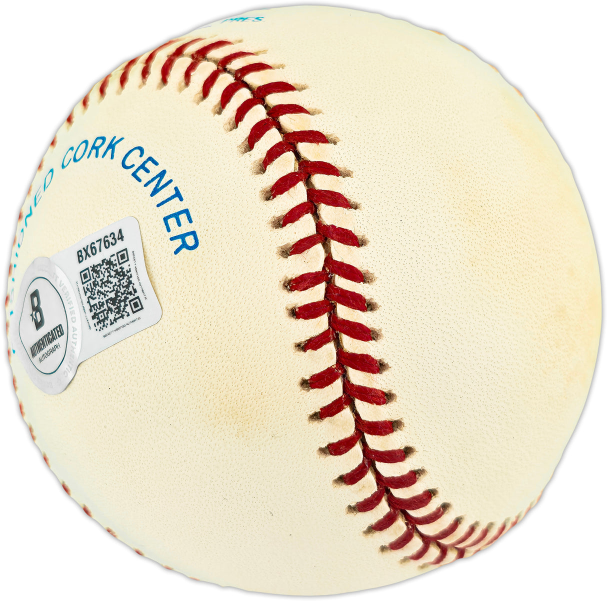 Ken Griffey Jr. Autographed Official AL Baseball Seattle Mariners Beckett BAS QR #BX67634