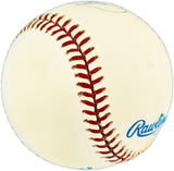 Carl Yastrzemski Autographed Official AL Baseball Boston Red Sox Beckett BAS QR #BX67645