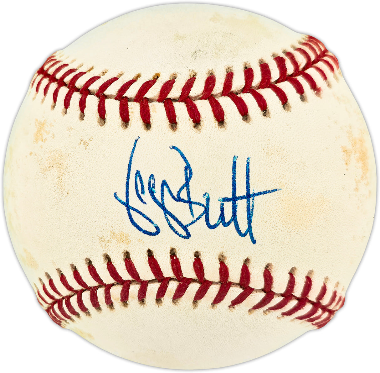 George Brett Autographed Official AL Baseball Kansas City Royals Beckett BAS QR #BX67646