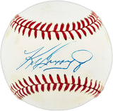 Ken Griffey Jr. Autographed Official AL Baseball Seattle Mariners Beckett BAS QR #BX67649