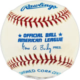 Randy Johnson Autographed Official AL Baseball Seattle Mariners "CY 95" Beckett BAS QR #BX67650