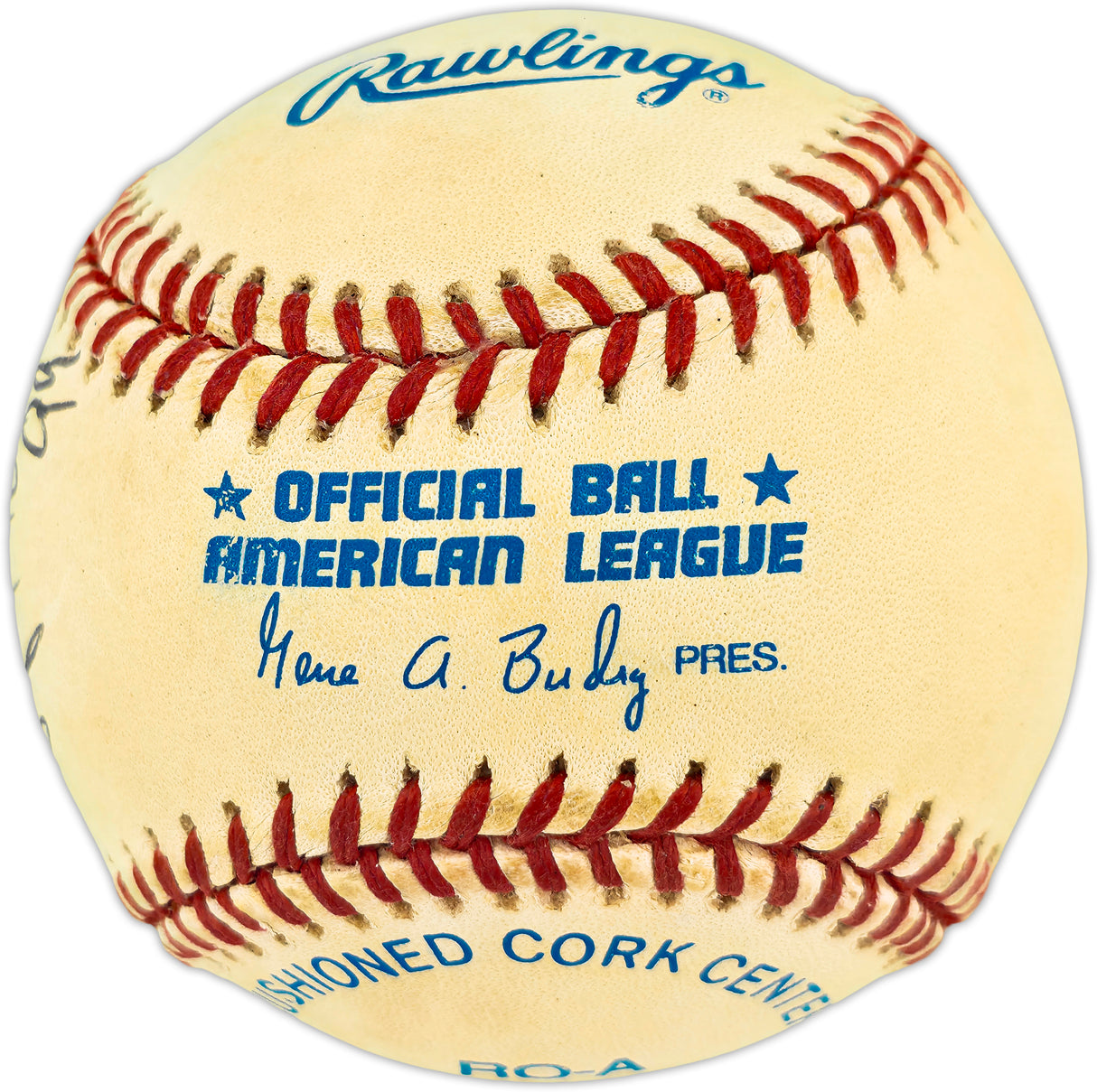 George Brett Autographed Official AL Baseball Kansas City Royals "HOF 99" Beckett BAS QR #BX67652