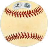 George Brett Autographed Official AL Baseball Kansas City Royals "HOF 99" Beckett BAS QR #BX67652