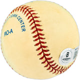 George Brett Autographed Official AL Baseball Kansas City Royals "HOF 99" Beckett BAS QR #BX67652