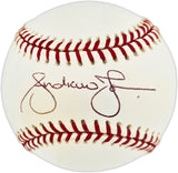 Andruw Jones Autographed Official MLB Baseball Atlanta Braves Beckett BAS QR #BX67653