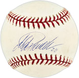 Jorge Posada Autographed Official MLB Baseball New York Yankees Beckett BAS QR #BX67654