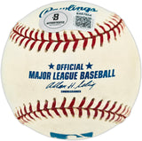 Jorge Posada Autographed Official MLB Baseball New York Yankees Beckett BAS QR #BX67654