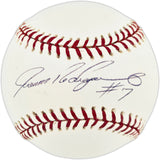 Ivan Rodriguez Autographed Official MLB Baseball Texas Rangers Beckett BAS QR #BX67655