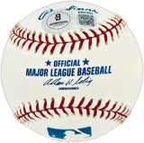 Ivan Rodriguez Autographed Official MLB Baseball Texas Rangers Beckett BAS QR #BX67655