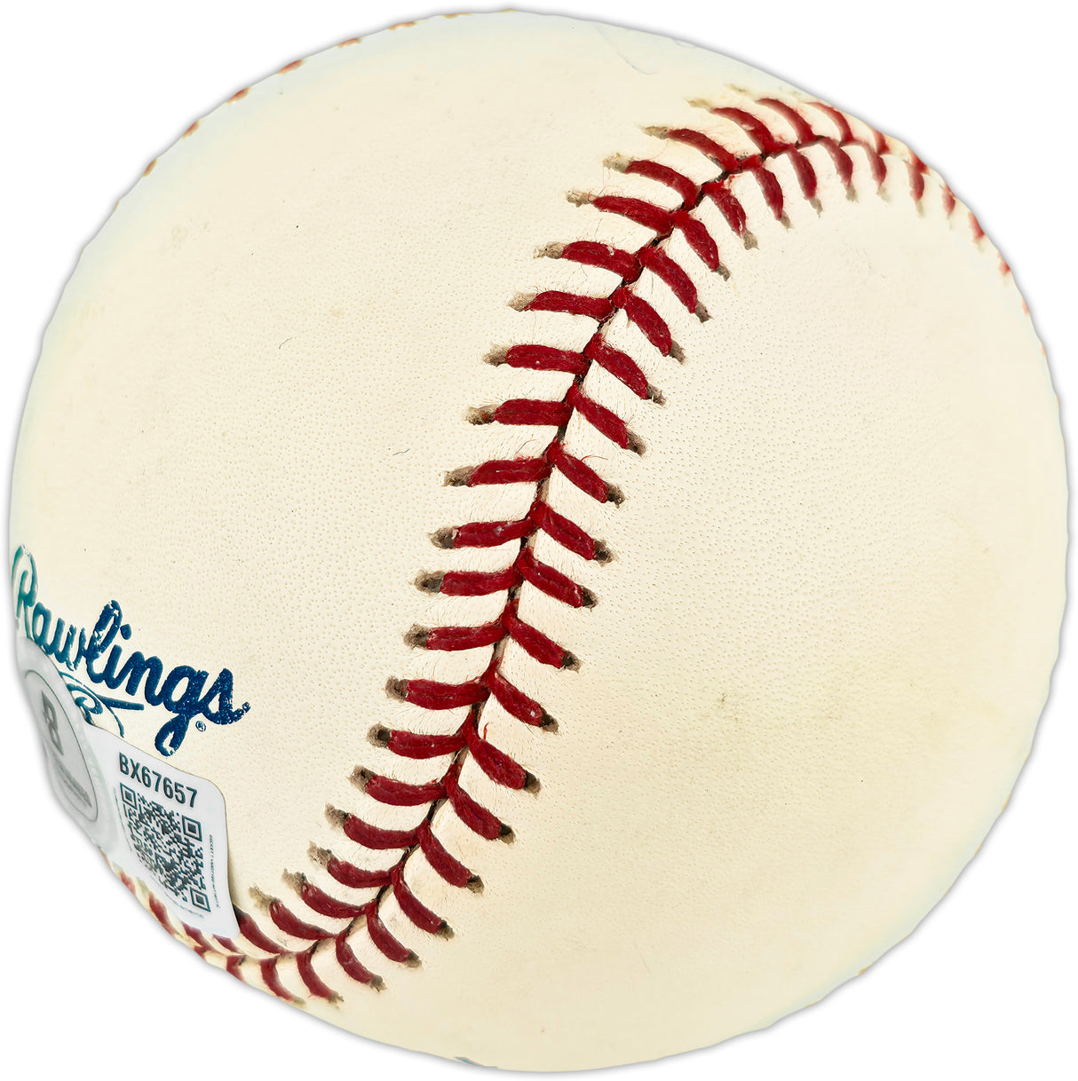 Bernie Williams Autographed Official MLB Baseball New York Yankees Beckett BAS QR #BX67657