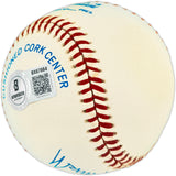 Brooks Robinson Autographed Official AL Baseball Baltimore Orioles Beckett BAS QR #BX67664