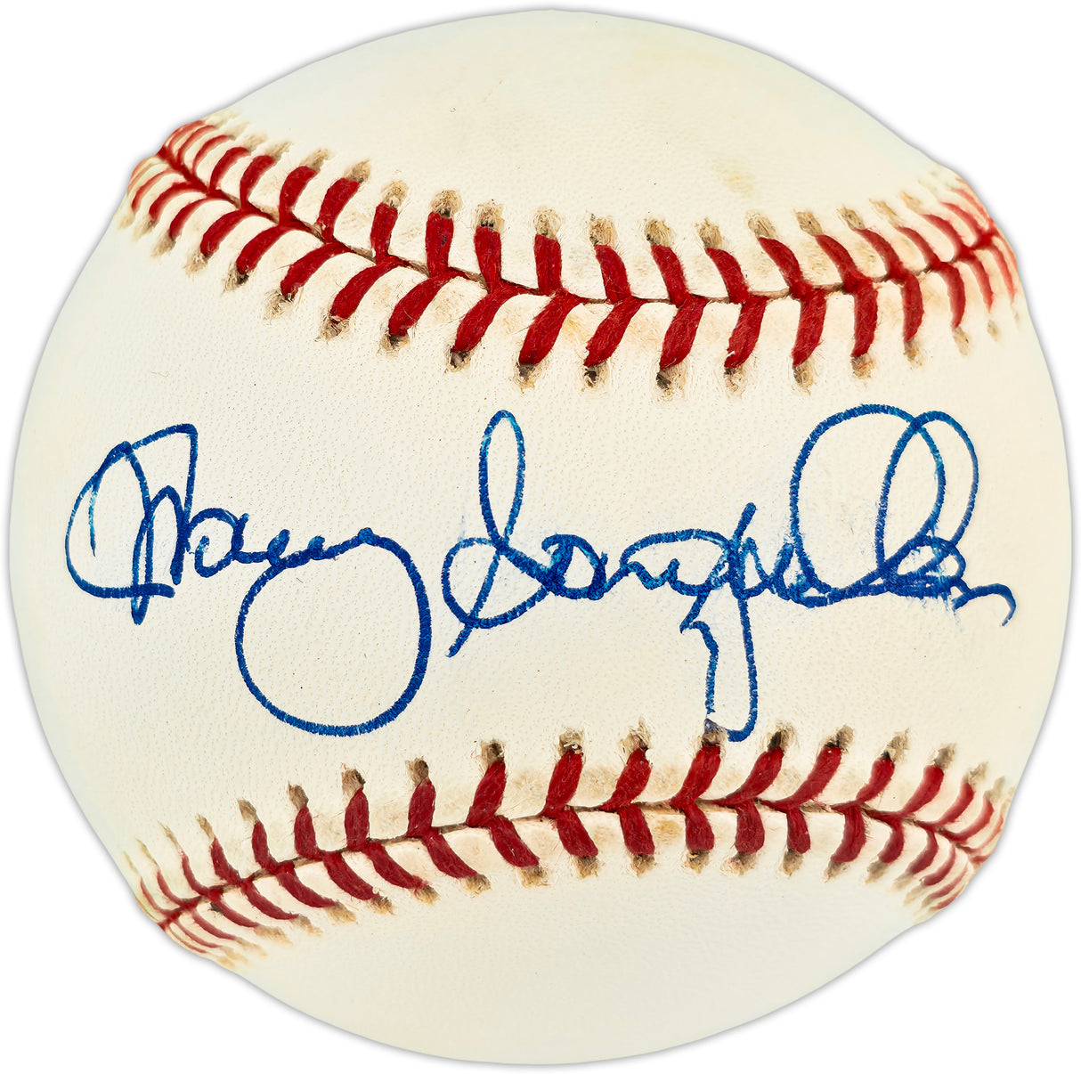 Manny Sanguillen Autographed Official NL Baseball Pittsburgh Pirates Beckett BAS QR #BX67670