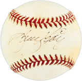 Bruce Kison Autographed Official NL Baseball Pittsburgh Pirates Beckett BAS QR #BX67671