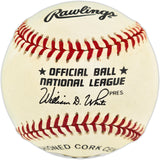 Bruce Kison Autographed Official NL Baseball Pittsburgh Pirates Beckett BAS QR #BX67671