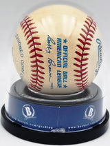 Mickey Mantle & Ken Griffey Jr. Autographed Official AL Baseball Auto Grade Mint 9 Beckett BAS #20778606