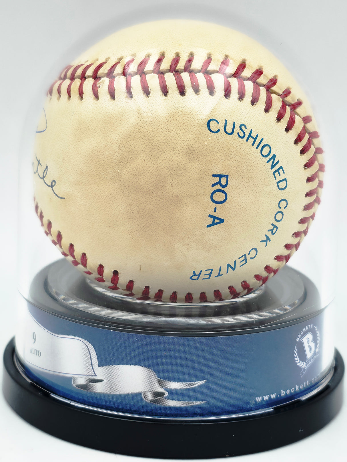 Mickey Mantle & Ken Griffey Jr. Autographed Official AL Baseball Auto Grade Mint 9 Beckett BAS #20778606
