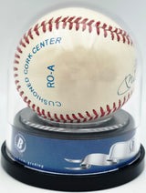Mickey Mantle & Ken Griffey Jr. Autographed Official AL Baseball Auto Grade Near Mint/Mint 8 Beckett BAS #20779705
