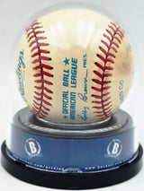 Ted Williams & Ken Griffey Jr. Autographed Official AL Baseball Auto Grade Mint 9 Beckett BAS #20778615